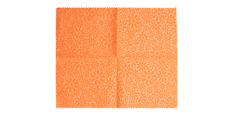 ROLL EMBO SMALL FLOWERS Orange (127277)