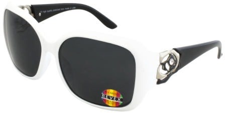 POL0628 White - Grey lenses  (96174)