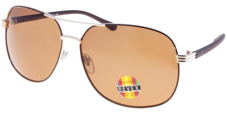 POL0186 Gold - Brown lenses  (96226)